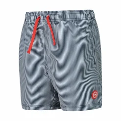Gestreifte Badeshorts><noscript><img width=