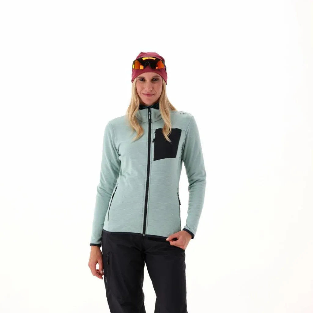 Grid Tech Fleece mit Reißverschluss für Damen>CMP Hot