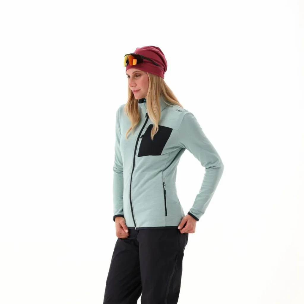 Grid Tech Fleece mit Reißverschluss für Damen>CMP Hot