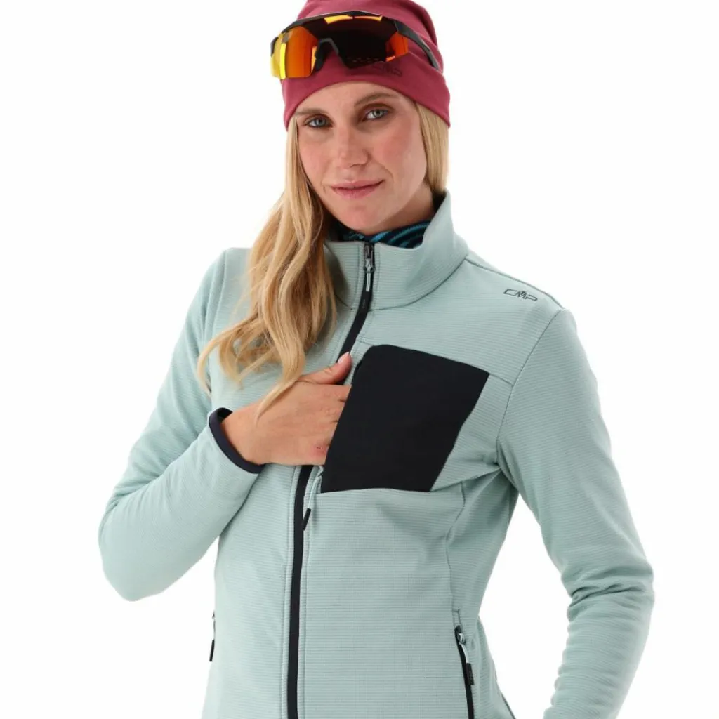 Grid Tech Fleece mit Reißverschluss für Damen>CMP Hot