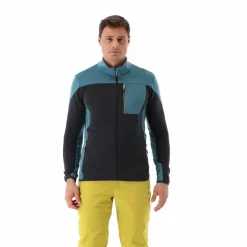 Grid-Tech-Fleecejacke für Herren mit Color Blocking><noscript><img width=