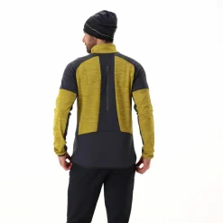 Half-Zip-Fleece Grid Tech meliert für Herren><noscript><img width=