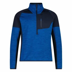 Half-Zip-Fleece Grid Tech meliert für Herren><noscript><img width=