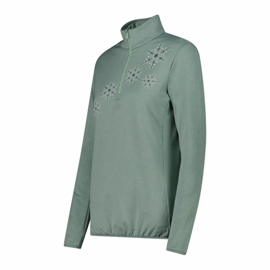 Half-Zip-Fleeceshirt aus Softech Melange für Damen>CMP Discount