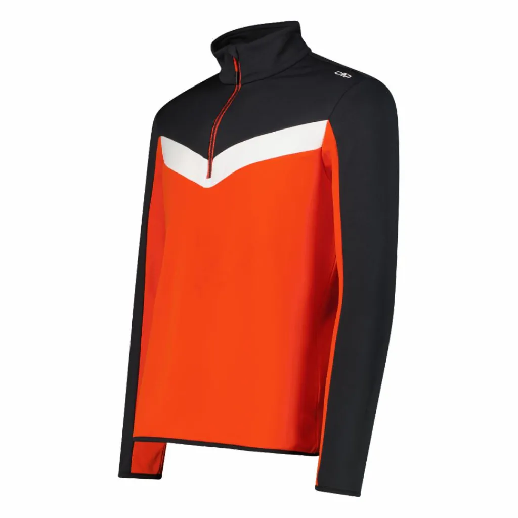 Half-Zip-Fleeceshirt Stretch Performance für Herren mit Color Blocking>CMP Outlet