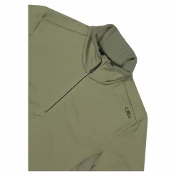 Herren Fleecepullover aus Grid Tech mit Stehkragen><noscript><img width=