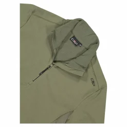 Herren Fleecepullover aus Grid Tech mit Stehkragen><noscript><img width=