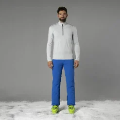 Herren Fleecepullover aus Grid Tech mit Stehkragen><noscript><img width=