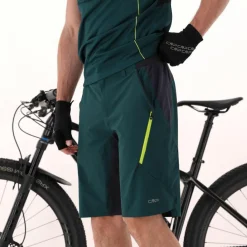 Herren Freebike-Hose mit abnehmbarem Mesh-Innenfutter und Sitzpolster><noscript><img width=