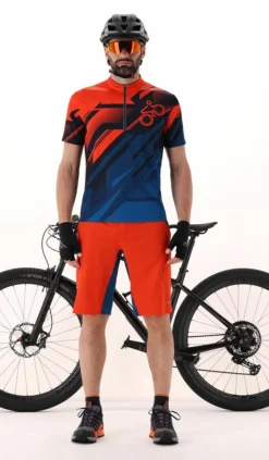Herren Freebike-Hose mit abnehmbarem Mesh-Innenfutter und Sitzpolster><noscript><img width=