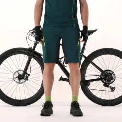 Herren Freebike-Hose mit abnehmbarem Mesh-Innenfutter und Sitzpolster><noscript><img width=