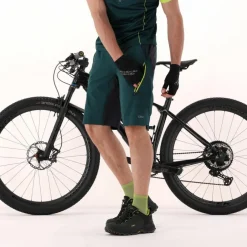 Herren Freebike-Hose mit abnehmbarem Mesh-Innenfutter und Sitzpolster><noscript><img width=