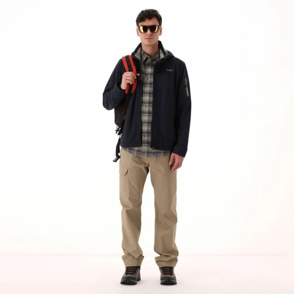 Herren Jacke aus Light Softshell mit abnehmbarer Kapuze>CMP Outlet