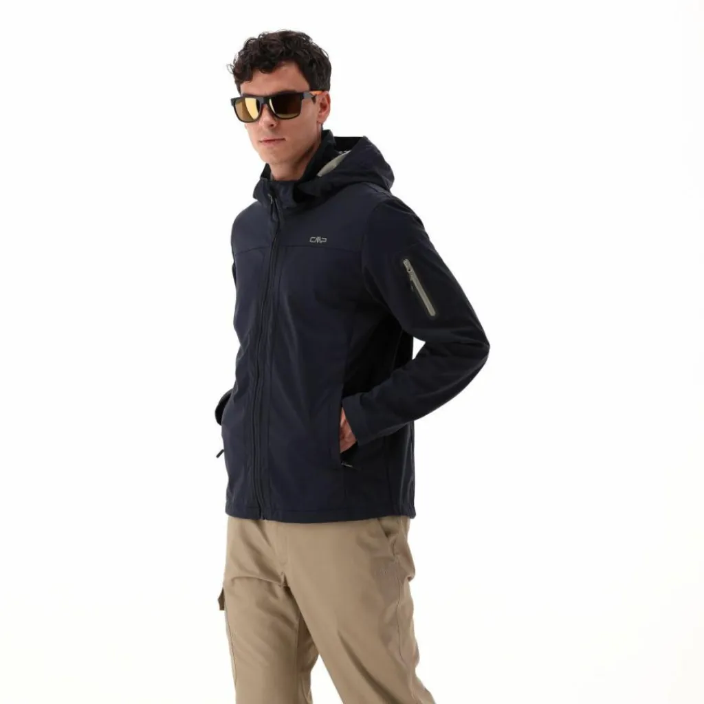 Herren Jacke aus Light Softshell mit abnehmbarer Kapuze>CMP Outlet