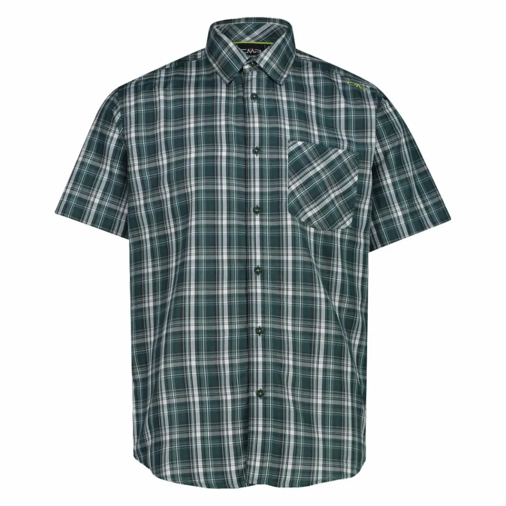 Herren Kurzarm-Hemd mit Karomuster>CMP New