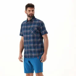 Herren Kurzarm-Hemd mit Karomuster><noscript><img width=