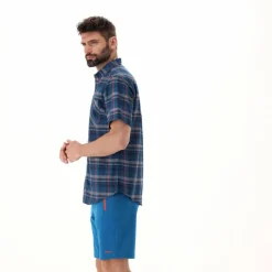 Herren Kurzarm-Hemd mit Karomuster><noscript><img width=