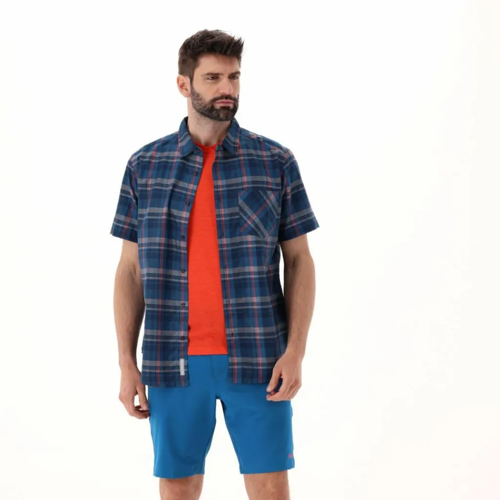 Herren Kurzarm-Hemd mit Karomuster>CMP New