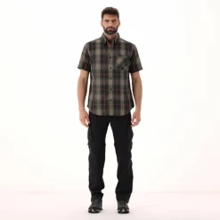 Herren Kurzarm-Hemd mit Karomuster><noscript><img width=