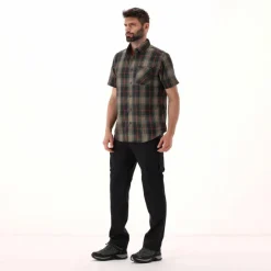 Herren Kurzarm-Hemd mit Karomuster><noscript><img width=