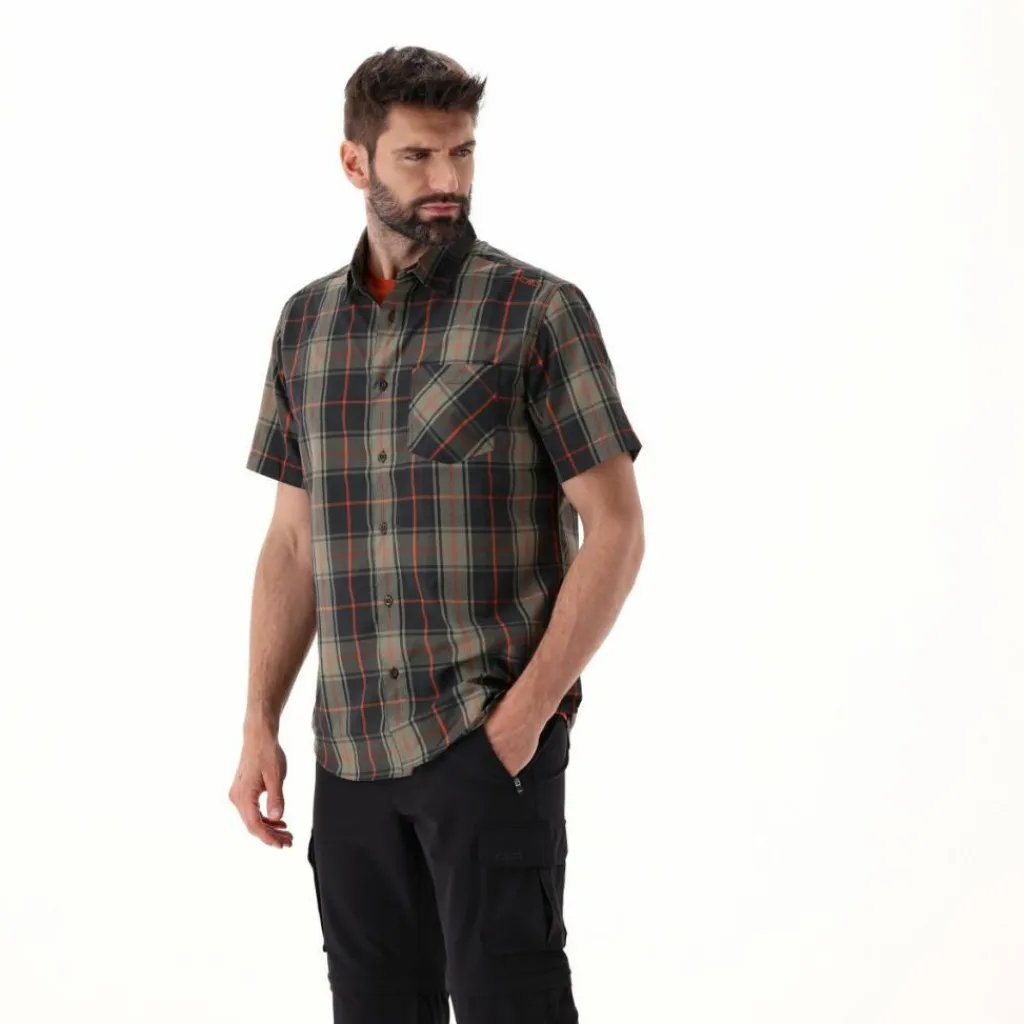 Herren Kurzarm-Hemd mit Karomuster>CMP New