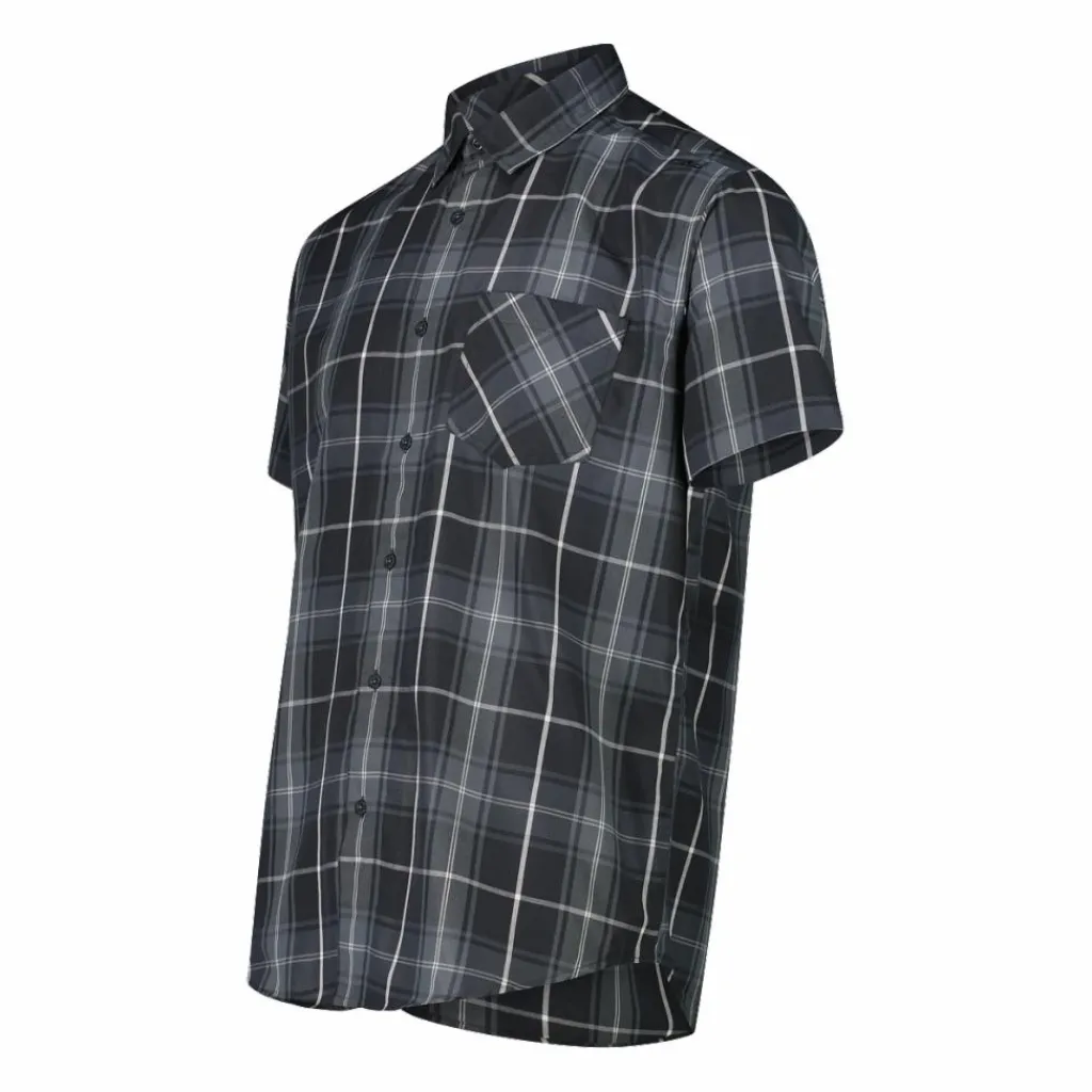 Herren Kurzarm-Hemd mit Karomuster>CMP New