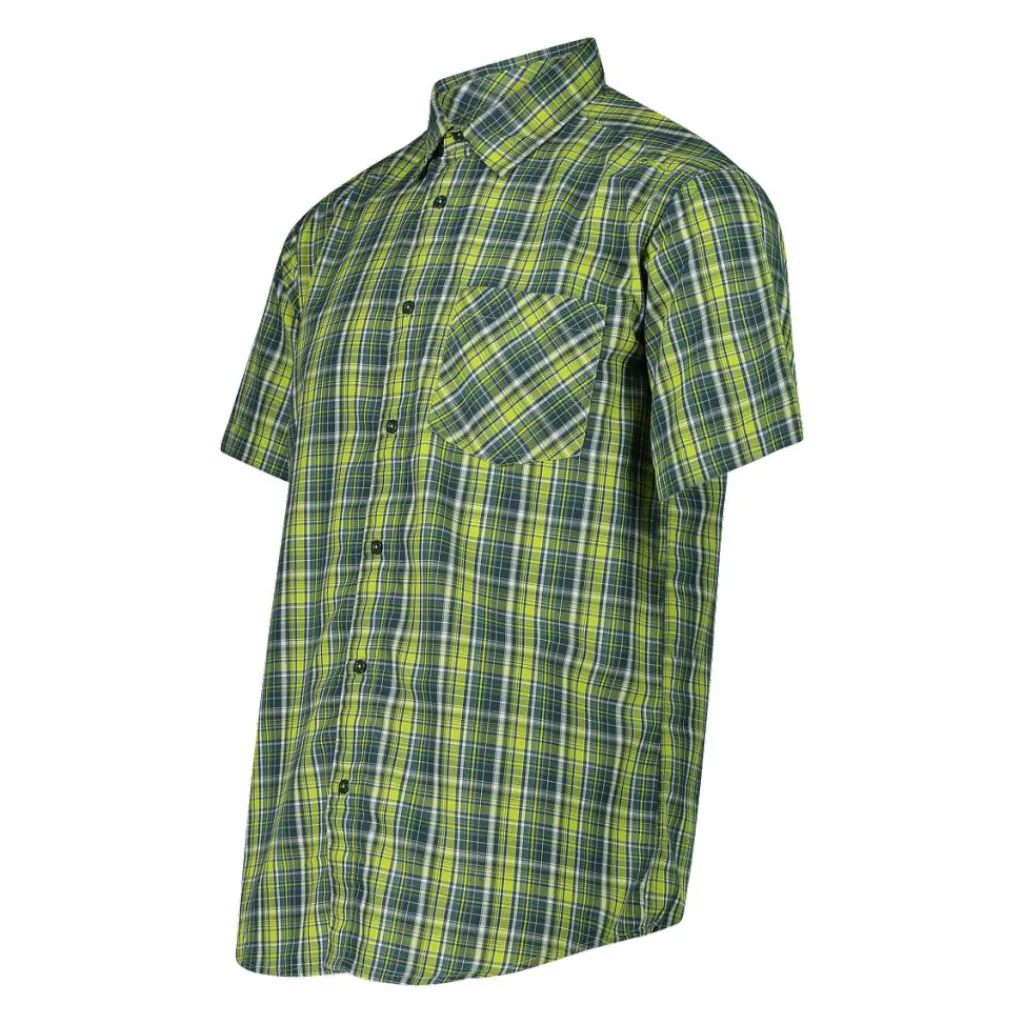 Herren Kurzarm-Hemd mit Karomuster>CMP New