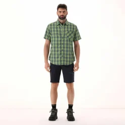 Herren Kurzarm-Hemd mit Karomuster><noscript><img width=