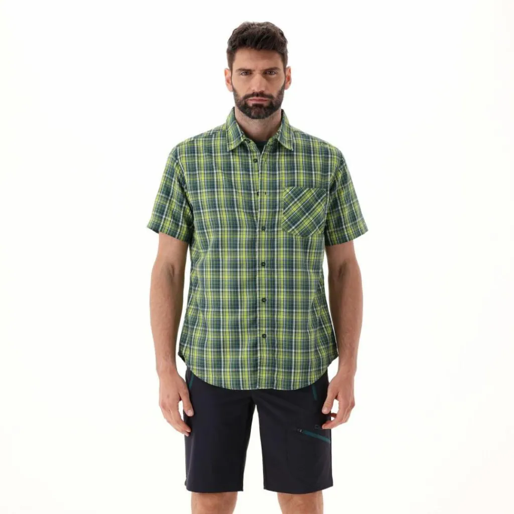 Herren Kurzarm-Hemd mit Karomuster>CMP New