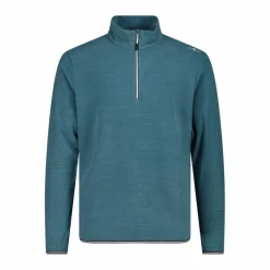 Herren Melange Arctic Fleece Rollkragenjacke mit halbem Reißverschluss><noscript><img width=