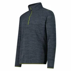 Herren Melange Arctic Fleece Rollkragenjacke mit halbem Reißverschluss><noscript><img width=