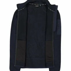 Herren schweres Fleecejacke Knit-Tech Meliert><noscript><img width=