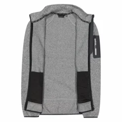 Herren schweres Fleecejacke Knit-Tech Meliert><noscript><img width=