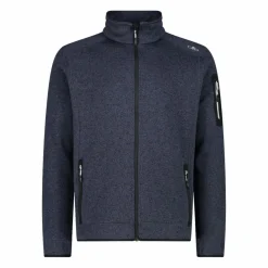 Herren schweres Fleecejacke Knit-Tech Meliert><noscript><img width=