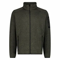 Herren schweres Fleecejacke Knit-Tech Meliert><noscript><img width=