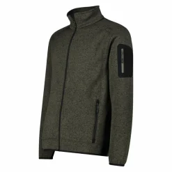 Herren schweres Fleecejacke Knit-Tech Meliert><noscript><img width=