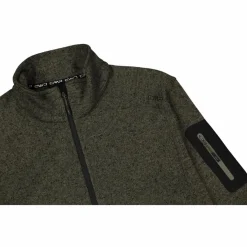 Herren schweres Fleecejacke Knit-Tech Meliert><noscript><img width=