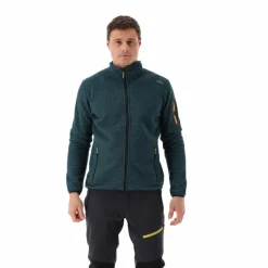 Herren schweres Fleecejacke Knit-Tech Meliert><noscript><img width=
