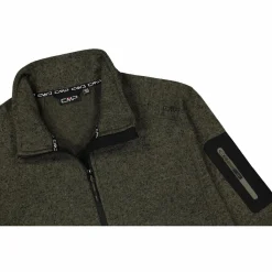 Herren schweres Fleecejacke Knit-Tech Meliert><noscript><img width=