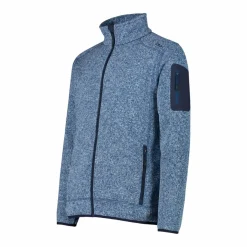 Herren schweres Fleecejacke Knit-Tech Meliert><noscript><img width=