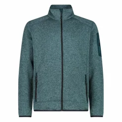 Herren schweres Fleecejacke Knit-Tech Meliert><noscript><img width=