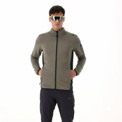 Herren Unlimitech Fleece mit durchgehendem Reißverschluss><noscript><img width=