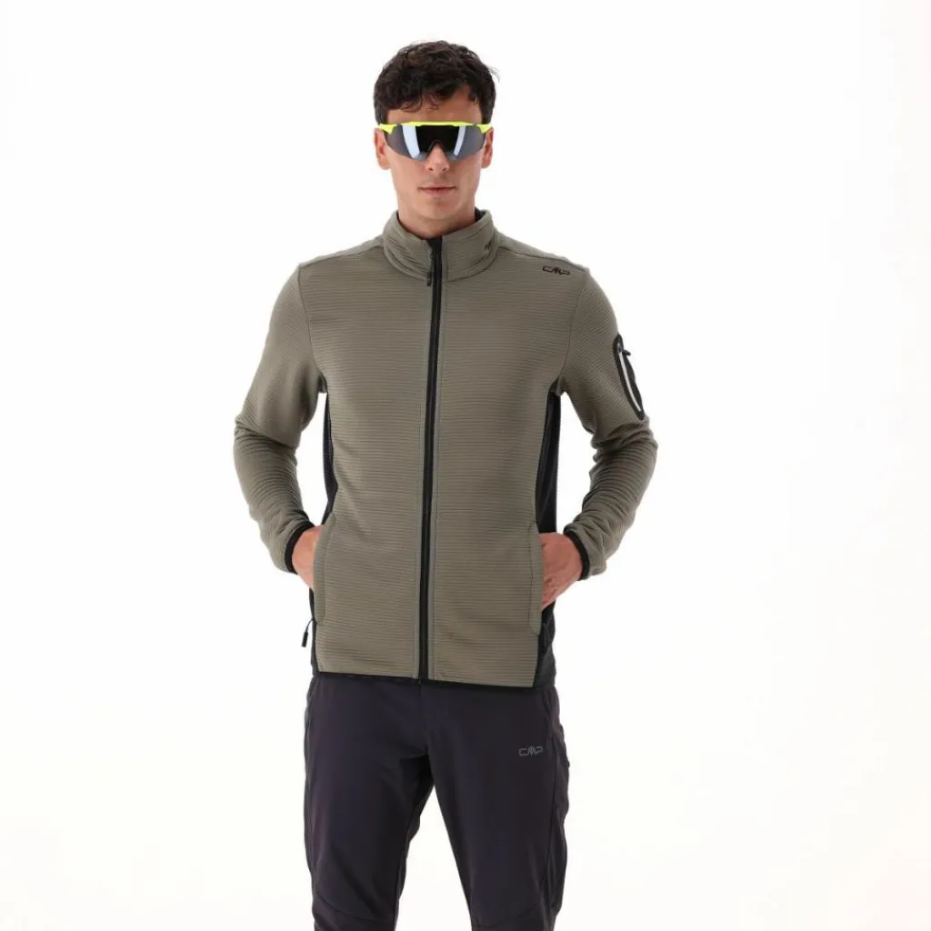 Herren Unlimitech Fleece mit durchgehendem Reißverschluss>CMP Clearance