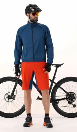 Herren Windschutzjacke mit abnehmbaren Ärmeln><noscript><img width=
