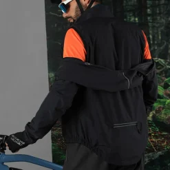 Herren Windschutzjacke mit abnehmbaren Ärmeln><noscript><img width=