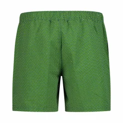 Herren-Badeshorts mit geometrischem Muster><noscript><img width=