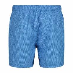 Herren-Badeshorts mit geometrischem Muster><noscript><img width=