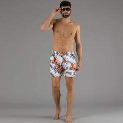 Herren-Boxer-Badeanzug mit tropische Fantasie><noscript><img width=
