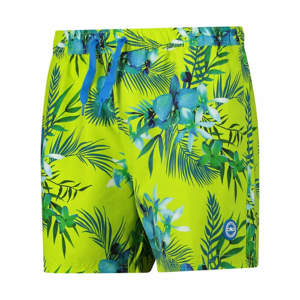 Herren-Boxer-Badeanzug mit tropische Fantasie>CMP Hot