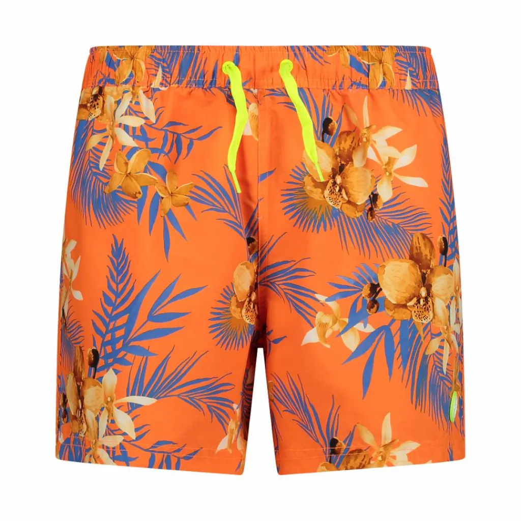 Herren-Boxer-Badeanzug mit tropische Fantasie>CMP Hot